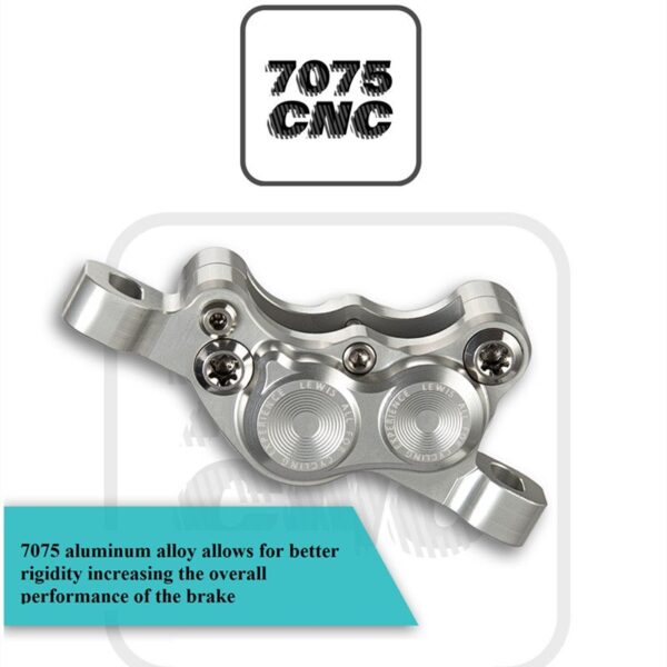 Hydraulické kotoučové brzdy Lewis - LV4 Brake Set - stříbrné - Image 5