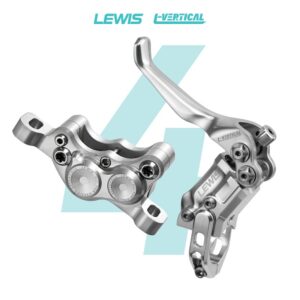 Hydraulické kotoučové brzdy Lewis - LV4 Brake Set - stříbrné