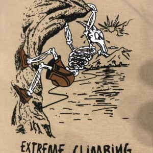 Tričko EXTREME CLIMBING - světle hnědé
