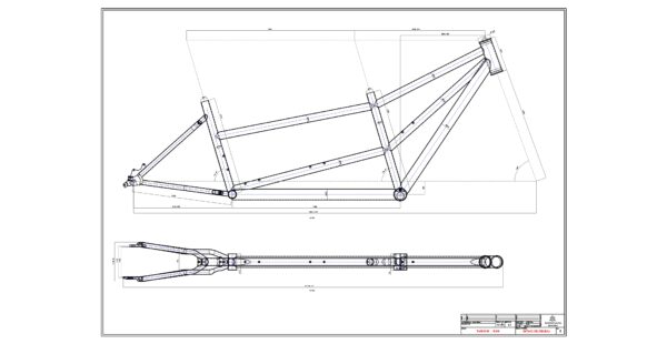Tandemový rám Müller's 29" - Image 4
