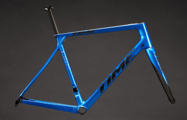 Rámová sada Time Alpe d'Huez 01 Disc 2022 Gloss blue/Gloss carbon