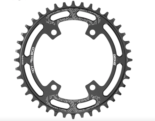 NW převodník Deckas BCD 96 Shimano ASYMETR - kulatý - Image 3