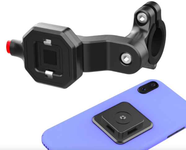 Držák mobilního telefonu, rychloupínací kostka - cyklistický - Image 2