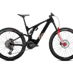 FULL e-bike STRATOS - BLACK-NAKED CARBON-IRIS GRADIENT