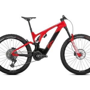 FULL e-bike STRATOS - NAKED CARBON-ELECTRIC RED-IRIS GRADIENT