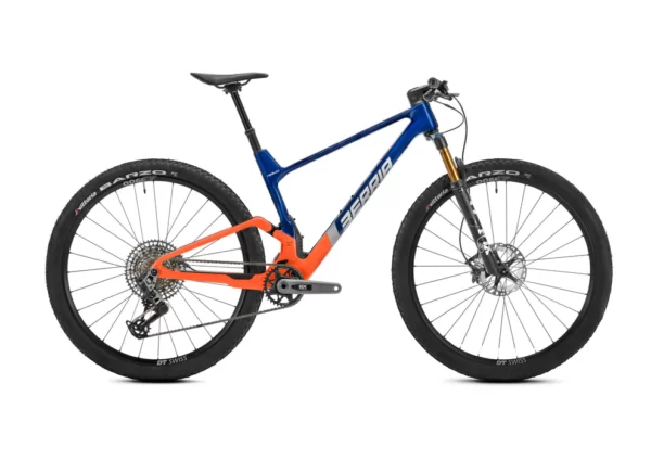 FULL carbon Berria MAKO PRO - TANGERINE-BLUE OCEAN-CHALK GREY-IRIS STYLE