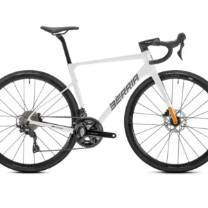 Road carbon Berria BELADOR ELITE - WHITE PEARL-TANGERINE-IRIS STYLE
