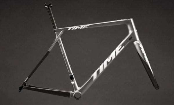 Rámová sada Time Alpe d'Huez 01 Disc 2022 Matte silver/Matte carbon
