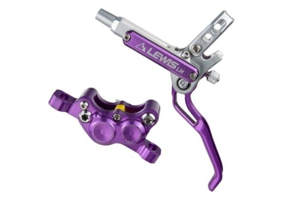 Hydraulické kotoučové brzdy Lewis - LH4 Brake - Set - fialové