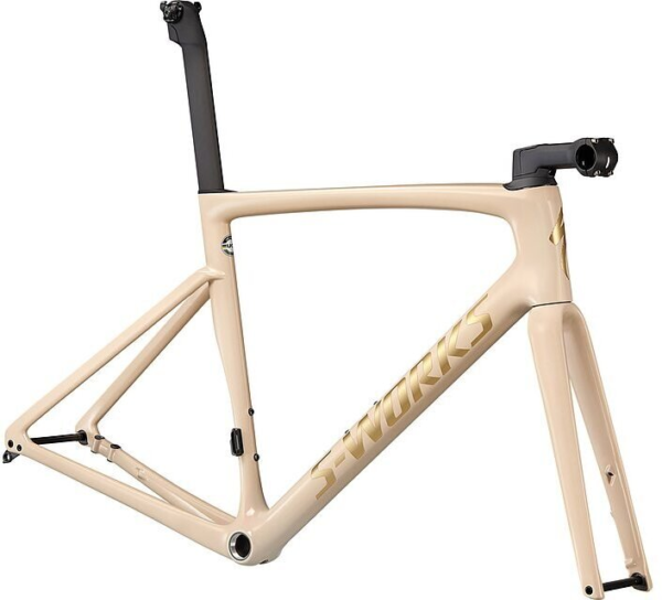 Rámová sada Specialized S-Works Tarmac SL7 2022 Sand / Red / Gold Chameleon / Satin Brushed Gold Foil